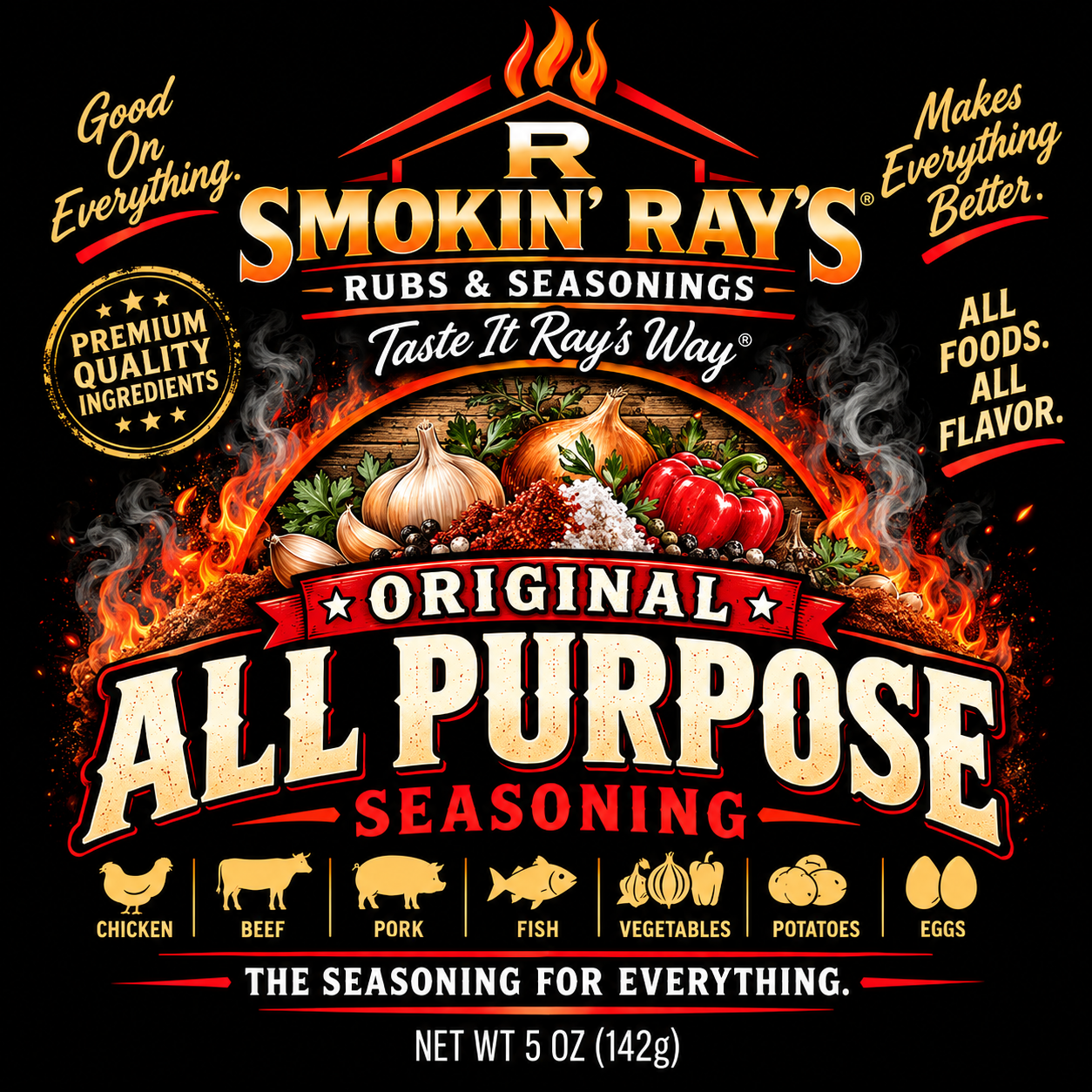 Smokin' Ray's Original All Purpose Seasoning