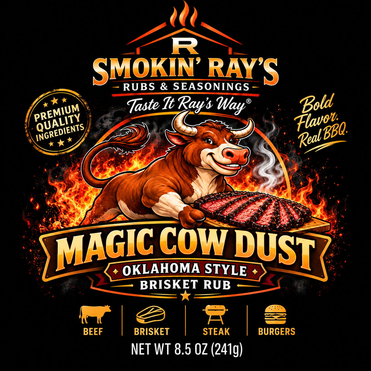 Smokin' Ray's Magic Cow Dust Brisket Rub