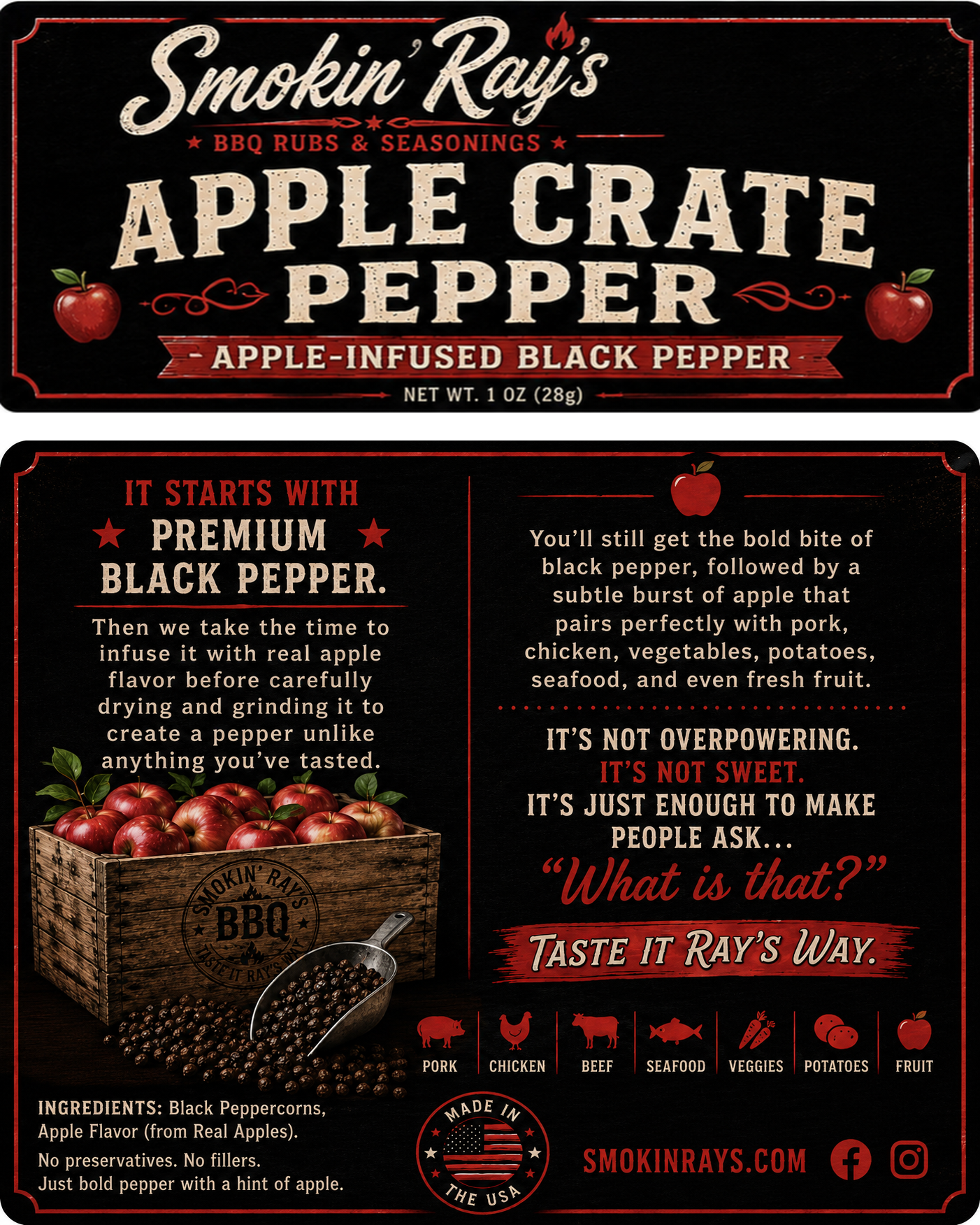 Apple Crate Pepper
